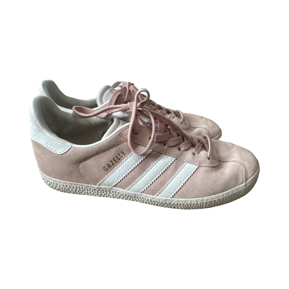 Adidas Gazelle Pink and White Sneakers - size 3.5